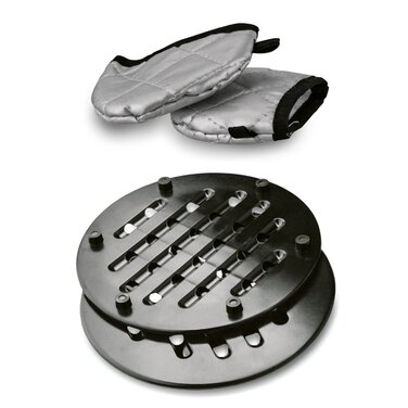Набір алюмінієвих каструль Konighoffer Pollo Grey, 12 предметів