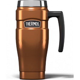Термос König Travel Mug з нержавіючої сталі - Матовий чорний (470 мл)