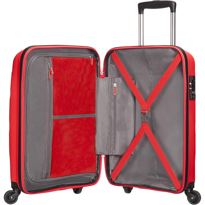 Чемодан American Tourister Bon Air Spinner S, 55 см, 31.5 л, червоний (Magma Red)