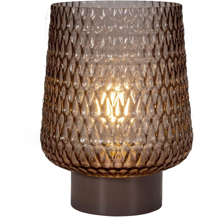 LED мобільна настільна лампа Pauleen 48309 з таймером, сірий колір, ефект мерехтіння, працює від батарейок