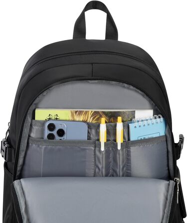 Чорний жіночий рюкзак Acmebon з відділенням для ноутбука, місткий, модний, повсякденний