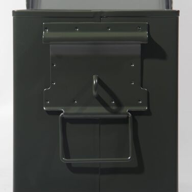 Ammunition Box, US Ammo Box, Cartridge Box, Lithium Battery Storage Box, Ammunition (Lockable - 28cm) (Security Ring - 30cm)