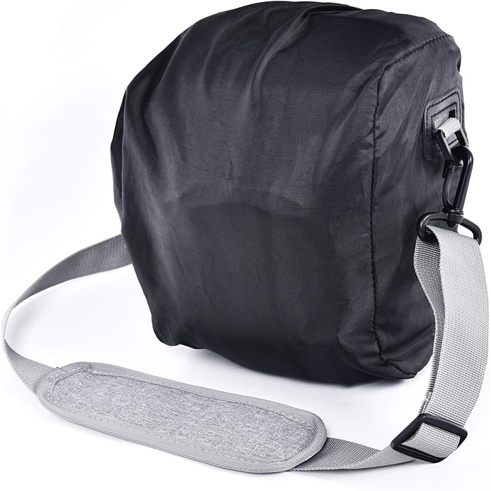 Водонепроникна сумка для камери FOSOTO з дощовиком: DSLR/SLR, Canon, Sony, Nikon, Fujifilm, сіра