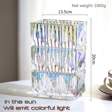 Скляна ваза для квітів, декор, ваза-райдуга, для тюльпанів, сучасна ваза для квітів, декор для балкона, підвіконня, журнального столика, подарунок на новосілля (сіра)