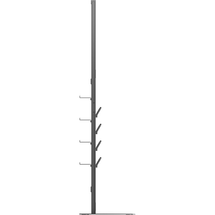 PureMounts Vacuum Cleaner Stand with Angled Baseplate for Robot Vacuums, 8 Accessory Holders, Compatible with Dyson V6, Dyson V7, Dyson V8, Dyson V10, Dyson V11, Dyson V12, Dyson V15, Black for Vacuum Cleaners + Robot Vacuums 8x Accessory Holders Black
