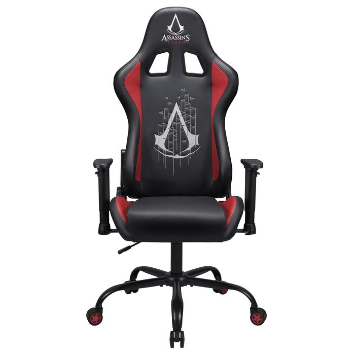 Ігрове крісло Subsonic Assassin's Creed, ергономічне, регульовані спинка та підлокітники, для дорослих, офіційна ліцензія