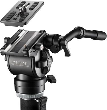 Штатив Mantona Dolomit Mono для відеозйомки з відеонежигою - стабілізація відео