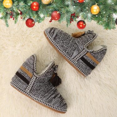 Тапочки халатні жіночі COFACE Lammfell, теплі, з м'якою підкладкою, зимові, коричневі (37/38 EU)