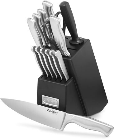 Cuisinart 15-Piece Stainless Steel Hollow Handle Knife Block Set