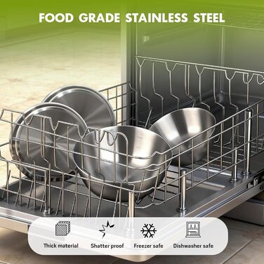 Набір салатниць та мисок Greentainer з нержавіючої сталі, 5 шт. (0,8л - 5,2л)