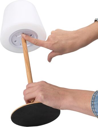 Елегантний торшер HOME DECO FACTORY LA0042 - Сучасний дизайн, м'яке світло, матовий тауп, 25 см