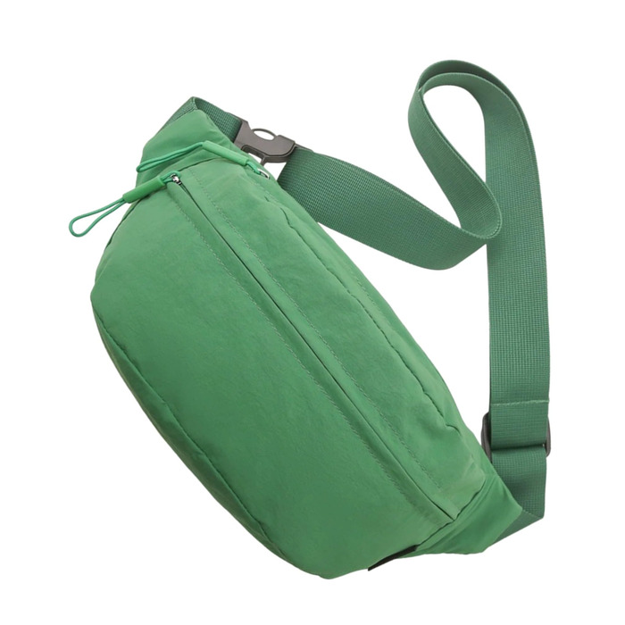 Поясна сумка чоловіча/жіноча водонепроникна для подорожей, фестивалів, спорту та прогулянок з собакою (зелена)