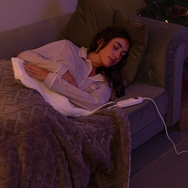 Електрична ковдра Cecotec HeatConfort Sherpa 160x130 см з 9 рівнями нагріву та функцією автовимкнення