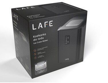 Льодогенератор Lafe Ice Cube Maker, чорний, 120 Вт