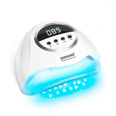 JODSONE 320W UV LED лампа для нігтів з авто-сенсором, 72 світлодіоди (червоне світло) та 4 таймерами (10/30/60/99s) – професійний апарат для сушіння гель-лаку, гелю та шелаку для рук і ніг