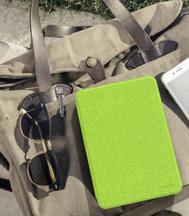Чохол для Kindle 6' (11-го покоління, 2024/2022) MoKo з авто-сон/пробудженням, Chartreuse A-denim Matcha