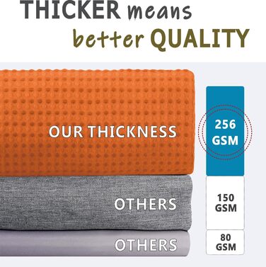 Штора для душу Waffelmuster оранжева 183x183 см, щільна поліестерова, водонепроникна, машинне прання