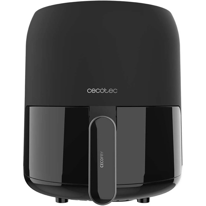 Фритюрниця без олії Cecotec Cecofry Fantastik Window 4000, 4 л, 1400 Вт, 9 програм, сенсорне управління, PerfectCoo, 80-200ºC, чорна