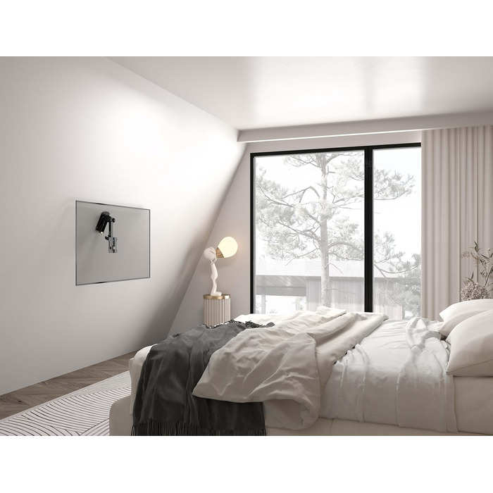 Настінний кріплення для монітора My Wall HL45-3L, 58-140 см (23-55 дюймів), чорний, регульований (нахил, поворот)