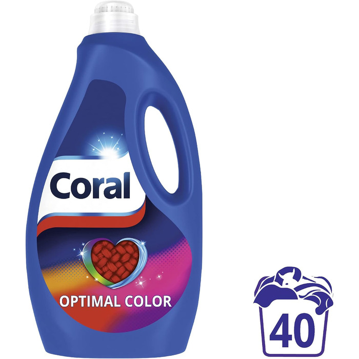 Пральний порошок Coral Farbschutz Color для кольорових речей, 6x23 WL (заряд на 138 прань)