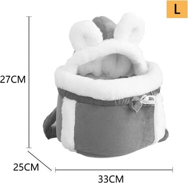 Рюкзак для кота/маленької собаки - теплий, м'який, дихаючий, для подорожей та прогулянок