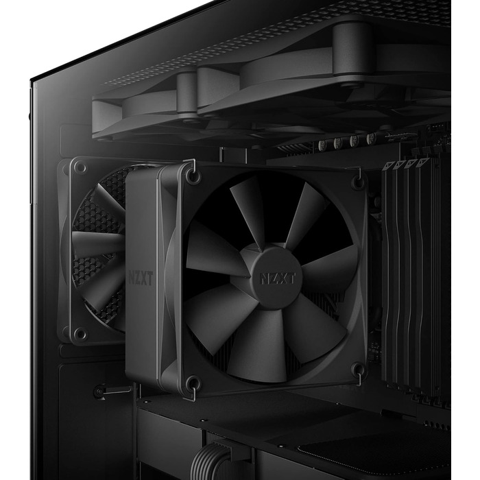 Охолоджувач CPU NZXT T120 - білий, 120 мм, 4 теплові трубки, підтримка Intel/AMD