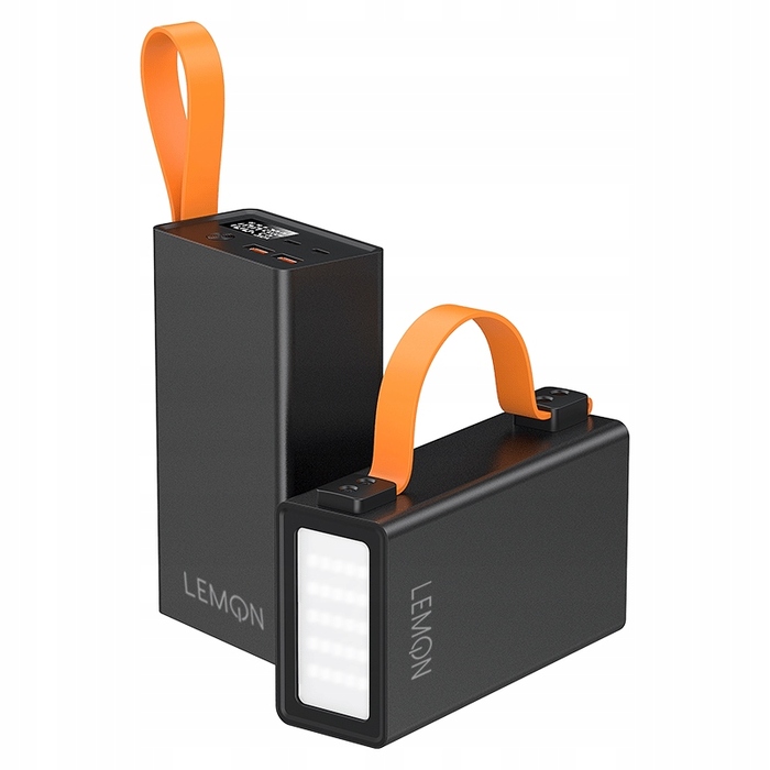 Повербанк LEMON 50000 mAh, чорний