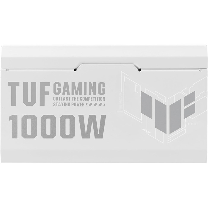 Блок живлення ASUS TUF Gaming 1000W Gold, білий, сертифікація 80 PLUS Gold