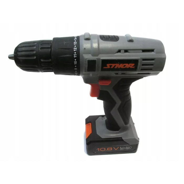 Акумуляторний шурупокрут Sthor 10,8 В, 1,3 Аг, 15 Нм, Li-Ion