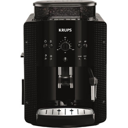 Кавомашина автоматична Krups Arabica Picto EA810870 з капучинатором, 2 чашки, легке очищення, чорна