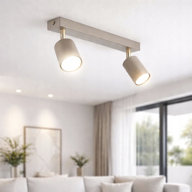 Підвісна LED-лампа LEDLUX: стельовий спот на 2 точки світла, патрон GU10