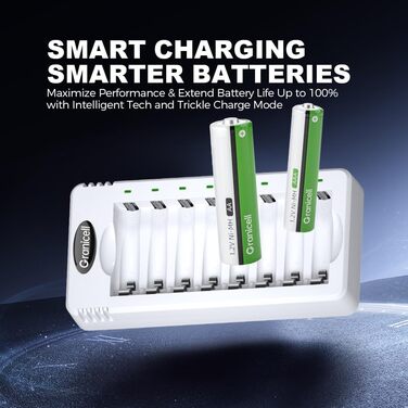 Зарядний пристрій AA + 4 x 2800mAh акумулятори AA 1.2V - Зарядний пристрій для акумуляторів NI-MH