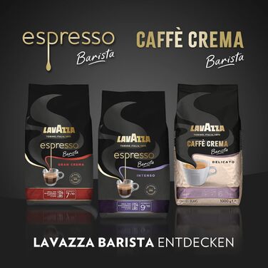 Кава в зернах Lavazza Espresso Barista Intenso, інтенсивність 9/10, середній обсмал, 1 кг
