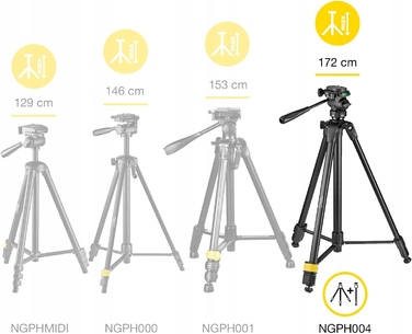 Штатив National Geographic NGPH004, 172 см, чорний