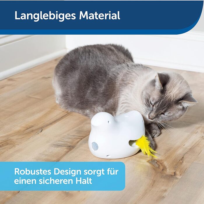 PetSafe Cat Toy, Interactive Engagement Toy with Timer, 3 AA Batteries Required (Peek-a-Bird)
