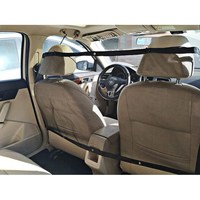 Сітка для собак у машину: захист та безпека на задньому сидінні (120x70 см)