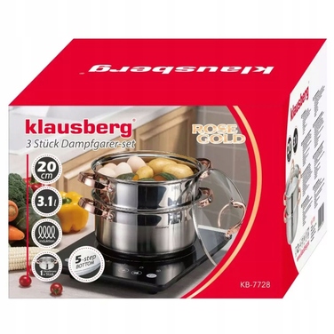 Пароварка Klausberg, 3,1 л