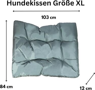 Лежанка для собак Frosal: водонепроникна, миється, розміри M, L, XL (XL - 103x84 см)