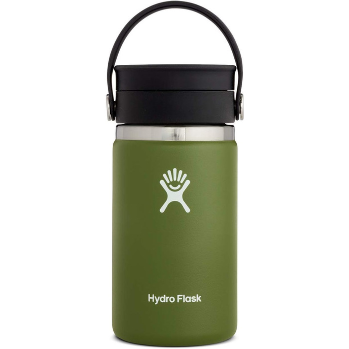 Hydro Flask Wide Mouth Flex Sip Water Bottle (355ml, Olive)