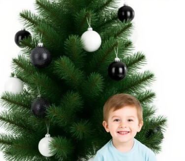 Relaxdays Set of Christmas Baubles