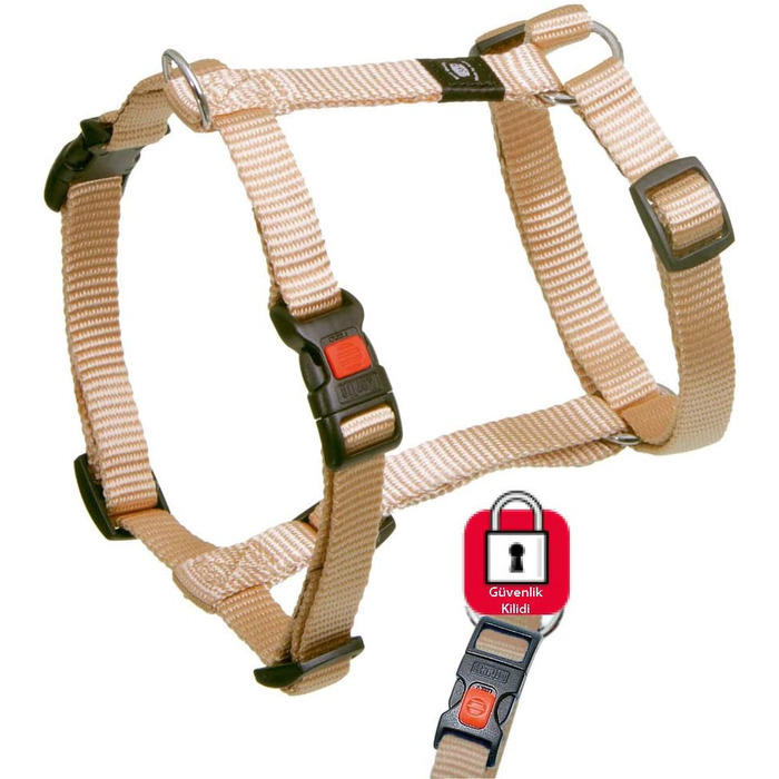 Нашийник для собак Karlie Art Sportiv Plus, бежевий, XL (90-120 см) та L (90 см)