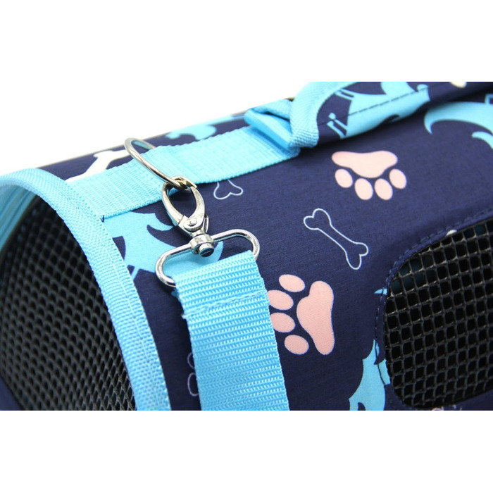 Транспортувальна сумка для котів BPS, 3 розміри S/M/L, блакитна (37 x 20 x 22 см)