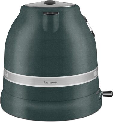 KitchenAid Kettle with Temperature Setting from 50 to 100°C | Tea Kettle with Temperature Display and Scale Filter 1.5L | Electric 2400 Watt | Stainless Steel | Pebbled Palm Green 1.5 Liter Pebbled Palm