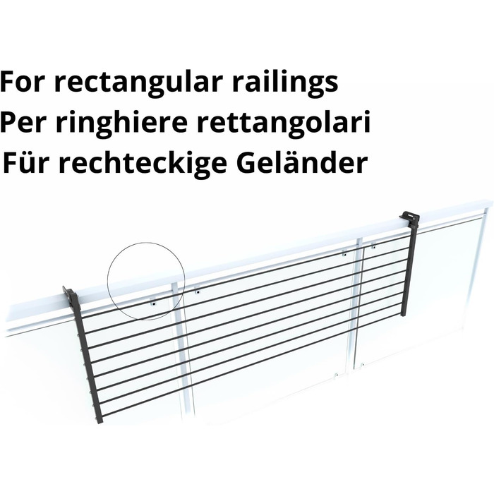 Сушарка для білизни Foxydry Duo антрацит 162 см для балкона, тераси, перил - розкладна, з нержавіючої сталі та алюмінію