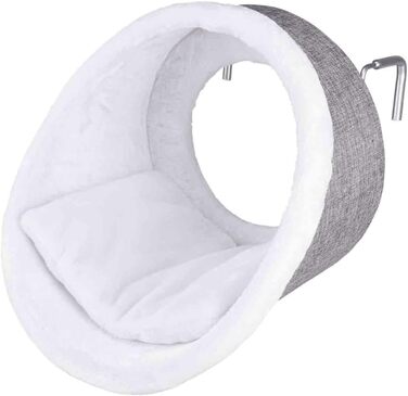 Тріксі 43144 Гірчична печера для радіатора, кругла, діаметр 38 × 34 см, білий/сірий колір