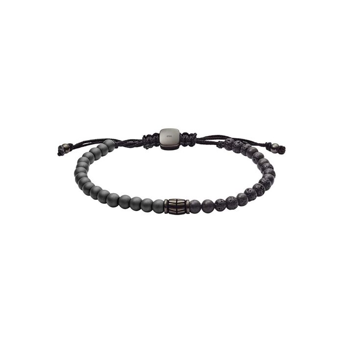 Годинник Fossil Vintage Casual Чоловічий з браслетом зі сталі/напівкоштовного каміння, колір: кобальтово-чорний