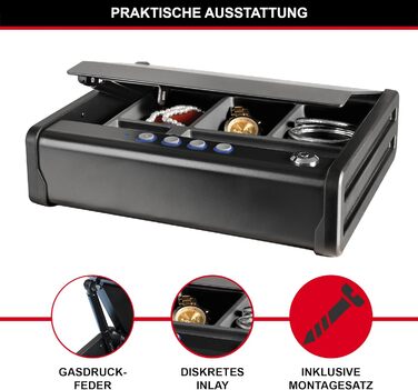 MASTER LOCK Portable Safe with Combination Lock and Cable - P008EML - Ideal for Electronics, Documents, Cash & More