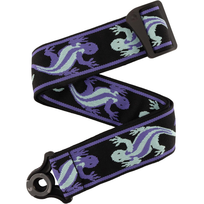 Струни для гітари D'Addario Auto Lock Vintage Planet Waves, кольори: зелений/блакитний, ширина 6.35 см