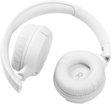 Навушники JBL Tune 510 BT – Bluetooth, бездротові, складні, з функцією гучного зв'язку, сумісні з голосовими помічниками, до 40 годин роботи (білі)