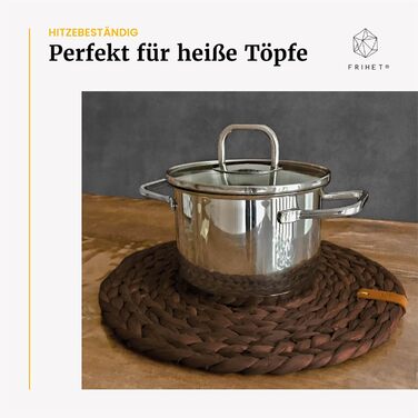 Oslo Table Setting Set Round Water Hyacinth Natural - (6, 38cm brown)